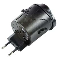 Travelling Universal Power Adapter with Safety Circuit